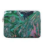 Malachite  14  Vertical Laptop Sleeve Case With Pocket