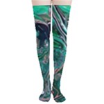 Malachite  Thigh High Stockings