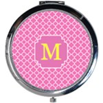 Moroccan Pattern Mini Round Mirror