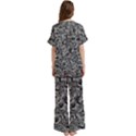 Short Sleeve Long Pants Satin Pajamas Set 