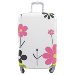 Minimalist Pattern With Simple Lines,flower And Shapes, Creating A Clean And Modern Luggage Cover (Medium) from ArtsNow.com