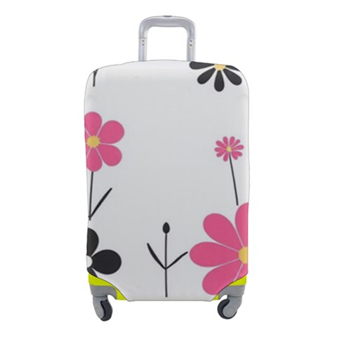 Minimalist Pattern With Simple Lines,flower And Shapes, Creating A Clean And Modern Luggage Cover (Small) from ArtsNow.com