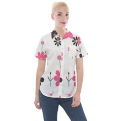 Women s Short Sleeve Pocket Shirt 