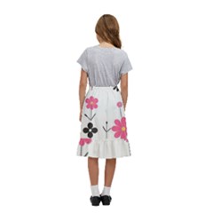 Kids  Ruffle Flared Wrap Midi Skirt 