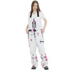 Women s Front Zip Ski And Snowboard Bib Pants 