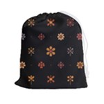 Minimalist Pattern With Simple Lines,flower And Shapes, Creating A Clean And Modern Drawstring Pouch (2XL)