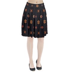 Minimalist Pattern With Simple Lines,flower And Shapes, Creating A Clean And Modern Pleated Skirt from ArtsNow.com