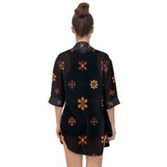 Open Front Chiffon Kimono 