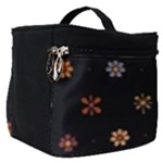 Minimalist Pattern With Simple Lines,flower And Shapes, Creating A Clean And Modern Make Up Travel Bag (Small)