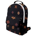 Minimalist Pattern With Simple Lines,flower And Shapes, Creating A Clean And Modern Flap Pocket Backpack (Small)