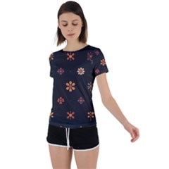 Back Circle Cutout Sports T-Shirt 