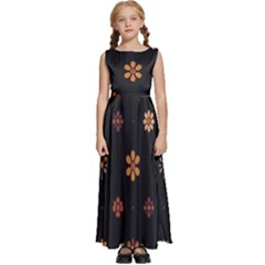 Kids  Satin Sleeveless Maxi Dress 