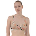 Minimalist Pattern With Simple Lines,flower And Shapes, Creating A Clean And Modern Sweetheart Sports Bra