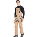 Men s Side Zip Front Pouch Ski And Snowboard Bib Pants	 