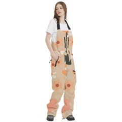 Women s Front Zip Ski And Snowboard Bib Pants 