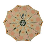 Minimalist Pattern With Simple Lines,flower And Shapes, Creating A Clean And Modern Automatic Folding Umbrella with Case (Large)