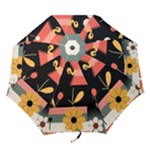  Minimalist Pattern With Simple Lines,flower And Shapes, Creating A Clean And Modern Folding Umbrellas