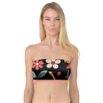  Minimalist Pattern With Simple Lines,flower And Shapes, Creating A Clean And Modern Bandeau Top