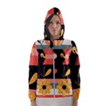  Minimalist Pattern With Simple Lines,flower And Shapes, Creating A Clean And Modern Women s Hooded Windbreaker