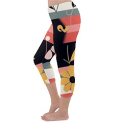 Capri Winter Leggings  Back