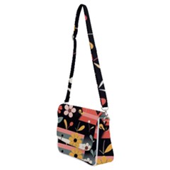 Shoulder Bag with Back Zipper 