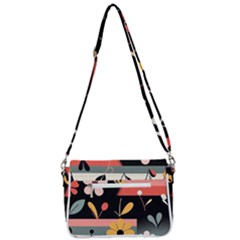 Shoulder Bag with Back Zipper 