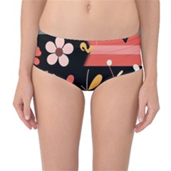 Mid-Waist Bikini Bottoms 