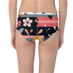 Mid-Waist Bikini Bottoms 