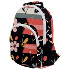 Rounded Multi Pocket Backpack 