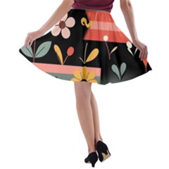 A-line Skater Skirt 