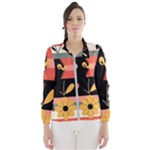  Minimalist Pattern With Simple Lines,flower And Shapes, Creating A Clean And Modern Women s Windbreaker