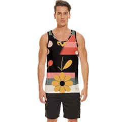 Men s Wide Collar Tank Top 