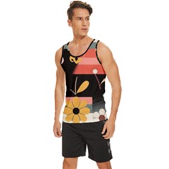 Men s Wide Collar Tank Top 