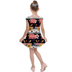 Kids  Cap Sleeve Dress 