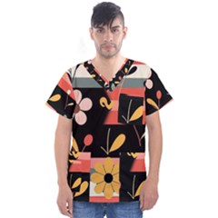 Men s V-Neck Scrub Top 