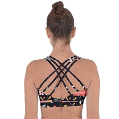 Cross String Back Sports Bra 