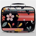  Minimalist Pattern With Simple Lines,flower And Shapes, Creating A Clean And Modern Full Print Lunch Bag