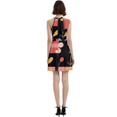 Cocktail Party Halter Sleeveless Dress With Pockets 