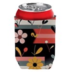  Minimalist Pattern With Simple Lines,flower And Shapes, Creating A Clean And Modern Can Holder