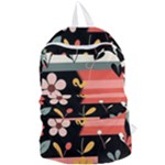  Minimalist Pattern With Simple Lines,flower And Shapes, Creating A Clean And Modern Foldable Lightweight Backpack