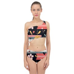 Spliced Up Two Piece Swimsuit 