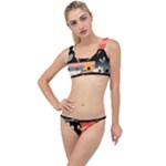  Minimalist Pattern With Simple Lines,flower And Shapes, Creating A Clean And Modern The Little Details Bikini Set