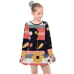 Kids  Long Sleeve Dress 