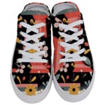  Minimalist Pattern With Simple Lines,flower And Shapes, Creating A Clean And Modern Half Slippers