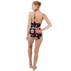 High Neck One Piece Swimsuit 