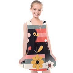 Kids  Cross Back Dress 