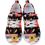  Minimalist Pattern With Simple Lines,flower And Shapes, Creating A Clean And Modern Women s Velcro Strap Shoes