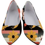  Minimalist Pattern With Simple Lines,flower And Shapes, Creating A Clean And Modern Women s Block Heels 