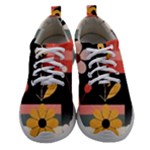  Minimalist Pattern With Simple Lines,flower And Shapes, Creating A Clean And Modern Women Athletic Shoes