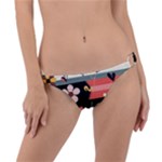  Minimalist Pattern With Simple Lines,flower And Shapes, Creating A Clean And Modern Ring Detail Bikini Bottoms